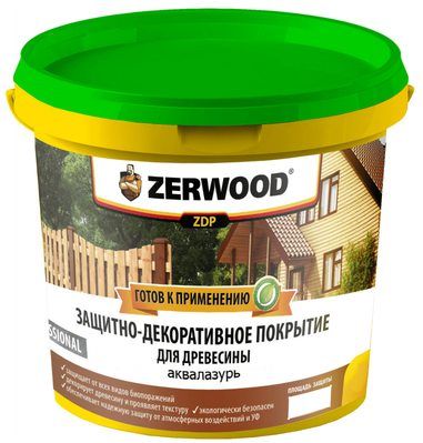 Антисептик Zerwood ZDP Аквалазурь, рябина, 2.5 кг купить в СОМ