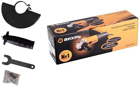 Машина углошлифовальная ВИХРЬ УШМ-125/900, 125 мм, 900 Вт купить в СОМ
