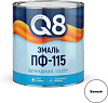 Эмаль  ФОРМУЛА Q8 ПФ-115, белая 1,8кг купить в СОМ