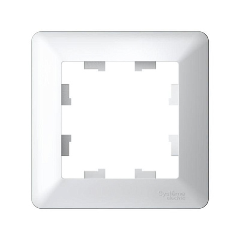 Рамка для розеток и выключателей AtlasDesign Air  1м белая/дым.бел. купить в СОМ