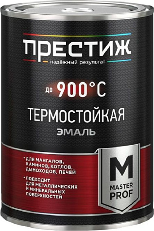 Эмаль термостойкая Престиж, черная, 0.8 кг купить в СОМ