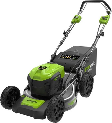Газонокосилка аккумуляторная Greenworks GD40LM361K2, 40В, Li-ion, 1х4 А/ч АКБ, ЗУ купить в СОМ