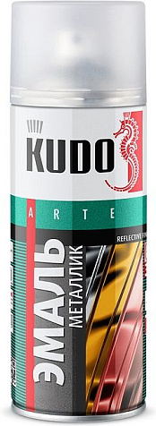 Эмаль-аэрозоль Kudo KU-1028 универсальная, металлик, золото, 0.52 л купить в СОМ