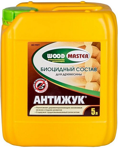 Состав биоцидный Woodmaster Антижук, 5 л купить в СОМ