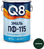 Эмаль ПФ-115 Formula Q8, зеленая, 10 кг купить в СОМ