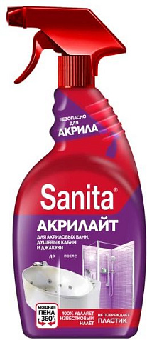 Sanita Средство от известкового налета Акрилайт 500мл купить в СОМ