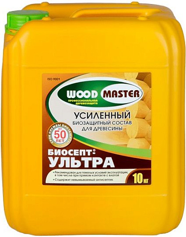 Антисептик Woodmaster Биосепт Ультра, 10 кг купить в СОМ