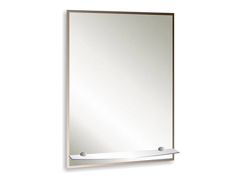 Зеркало Loranto Модерн Люкс 490 х680 мм, с полкой купить в СОМ